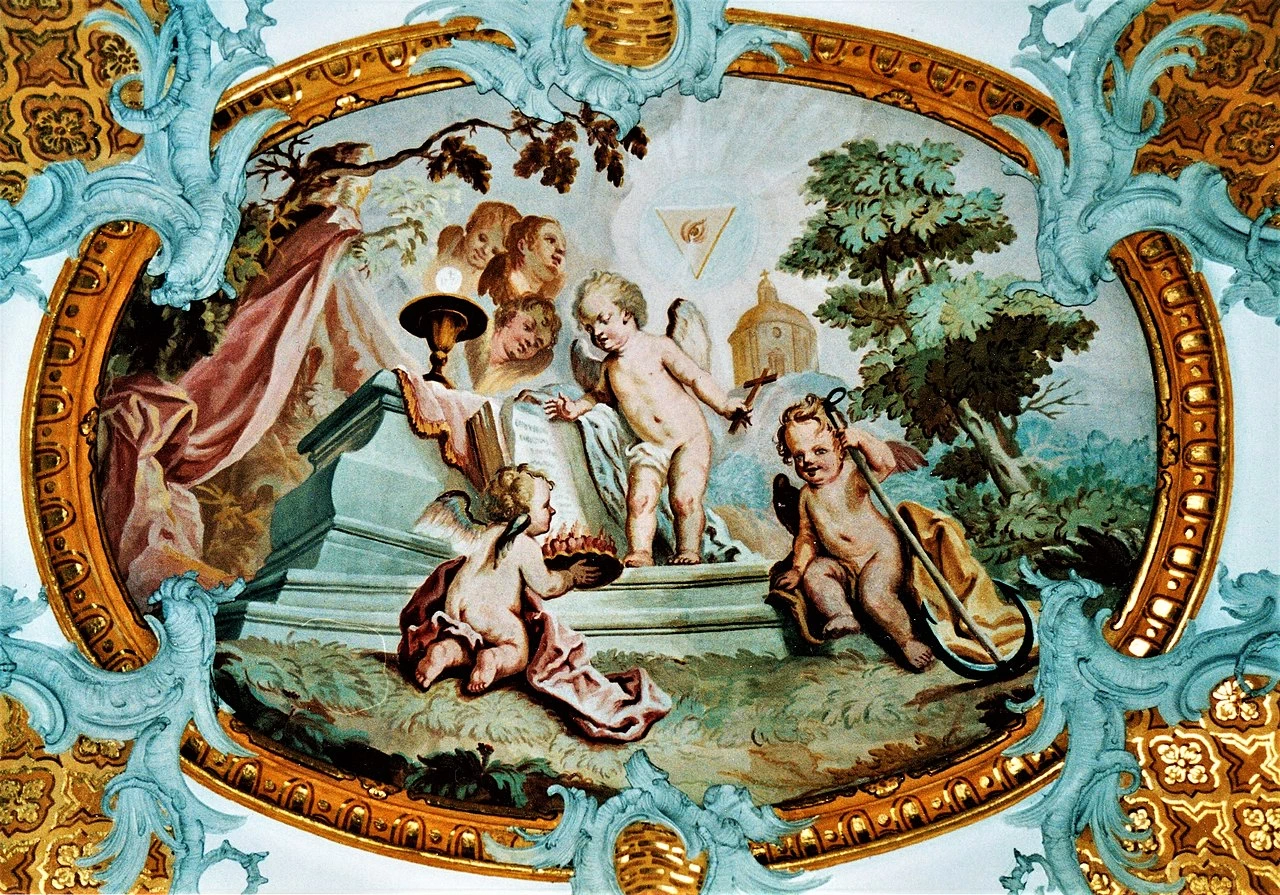Affresco del coro dei Santi Pietro e Paolo a Freising 4